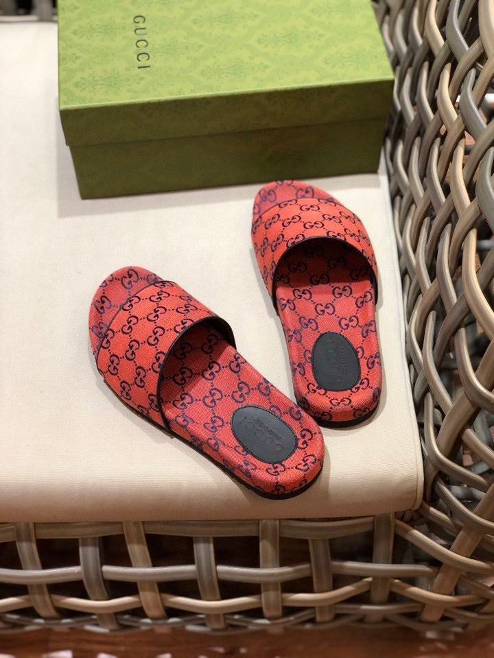 Chanclas Gucci Rojo