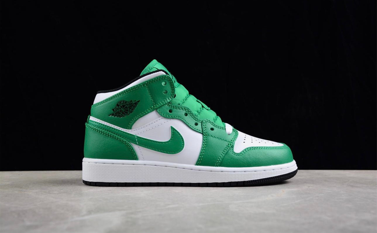 JORDAN 1 mid lucky GREEN